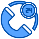 external 24-hours-contact-us-xnimrodx-blue-xnimrodx icon