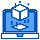 external 3d-cube-software-and-application-xnimrodx-blue-xnimrodx icon