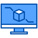 external 3d-model-game-xnimrodx-blue-xnimrodx icon