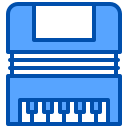 external accordion-music-and-song-xnimrodx-blue-xnimrodx icon