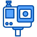 external action-camera-adventure-and-camping-xnimrodx-blue-xnimrodx icon