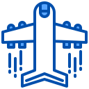 external airplane-traveling-xnimrodx-blue-xnimrodx icon