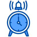 external alarm-clock-time-management-xnimrodx-blue-xnimrodx-2 icon