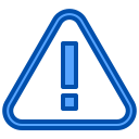 external alert-warehouse-xnimrodx-blue-xnimrodx icon