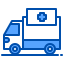 external ambulance-virus-xnimrodx-blue-xnimrodx icon