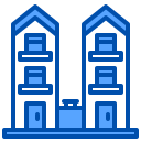 external apartment-town-xnimrodx-blue-xnimrodx icon