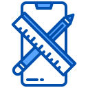 external app-design-tools-xnimrodx-blue-xnimrodx icon