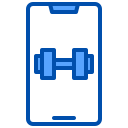 external application-fitness-and-gym-xnimrodx-blue-xnimrodx icon