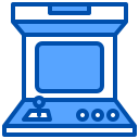 external arcade-game-game-xnimrodx-blue-xnimrodx icon