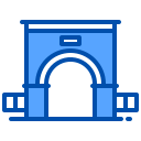 external arch-city-scape-xnimrodx-blue-xnimrodx icon