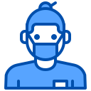 external artist-mask-avatar-xnimrodx-blue-xnimrodx icon