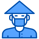 external asian-mask-avatar-xnimrodx-blue-xnimrodx icon