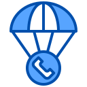 external assistant-communication-xnimrodx-blue-xnimrodx icon