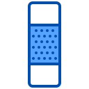 external bandage-hospital-and-healthcare-xnimrodx-blue-xnimrodx icon
