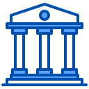 external bank-city-scape-xnimrodx-blue-xnimrodx icon