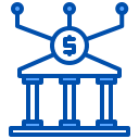 external banking-fintech-xnimrodx-blue-xnimrodx icon