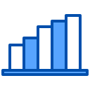 external bar-chart-infographic-and-chart-xnimrodx-blue-xnimrodx icon