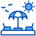 external beach-chair-resort-xnimrodx-blue-xnimrodx icon