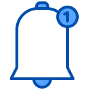 external bell-notification-alert-xnimrodx-blue-xnimrodx icon