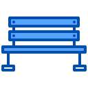 external bench-city-scape-xnimrodx-blue-xnimrodx icon
