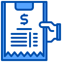 external bill-bill-and-payment-method-xnimrodx-blue-xnimrodx-2 icon