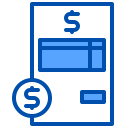 external bill-bill-and-payment-method-xnimrodx-blue-xnimrodx icon