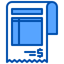 external bill-payment-xnimrodx-blue-xnimrodx icon