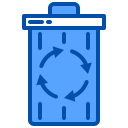 external bin-green-power-energy-xnimrodx-blue-xnimrodx icon