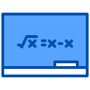 external blackboard-back-to-school-xnimrodx-blue-xnimrodx icon