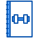 external book-fitness-and-gym-xnimrodx-blue-xnimrodx icon