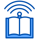 external book-podcast-xnimrodx-blue-xnimrodx icon