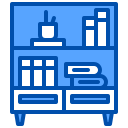 external bookcase-education-xnimrodx-blue-xnimrodx icon