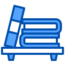 external bookshelf-education-xnimrodx-blue-xnimrodx icon