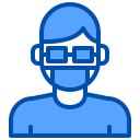external boy-mask-avatar-xnimrodx-blue-xnimrodx icon