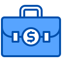 external briefcase-banking-and-financial-xnimrodx-blue-xnimrodx icon