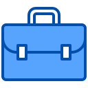 external briefcase-startup-business-xnimrodx-blue-xnimrodx icon