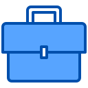 external briefcase-team-management-xnimrodx-blue-xnimrodx icon