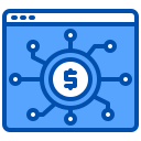 external browser-fintech-xnimrodx-blue-xnimrodx icon