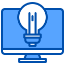 external bulb-online-learning-xnimrodx-blue-xnimrodx icon