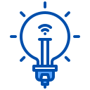 external bulb-smart-city-xnimrodx-blue-xnimrodx icon
