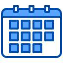 external calendar-coworking-space-xnimrodx-blue-xnimrodx icon