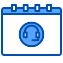 external calendar-customer-service-xnimrodx-blue-xnimrodx icon