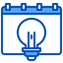 external calendar-design-thinking-xnimrodx-blue-xnimrodx icon