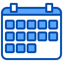 external calendar-office-xnimrodx-blue-xnimrodx icon