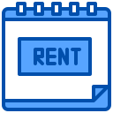 external calendar-rental-property-xnimrodx-blue-xnimrodx icon