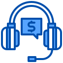 external call-center-banking-and-financial-xnimrodx-blue-xnimrodx icon