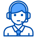 external call-center-online-marketing-xnimrodx-blue-xnimrodx icon