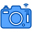 external camera-intelligence-device-xnimrodx-blue-xnimrodx icon