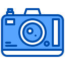 external camera-office-xnimrodx-blue-xnimrodx icon