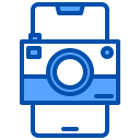 external camera-smartphone-application-xnimrodx-blue-xnimrodx icon